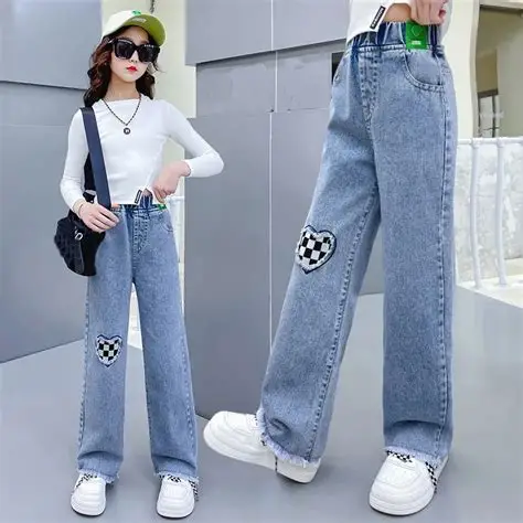 Girls’ Stylish Jeans – Comfortable Fit in All Colors