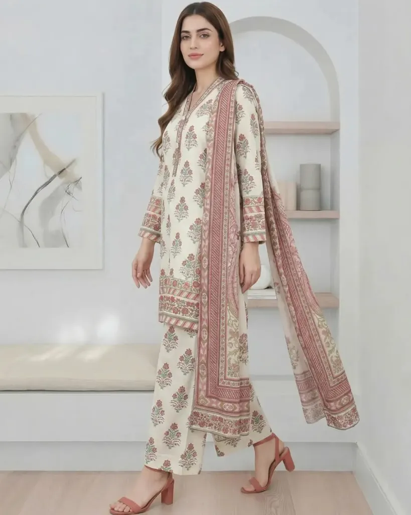 Elegant Embroidered Salwar Suit Set – Festive & Traditional Wear