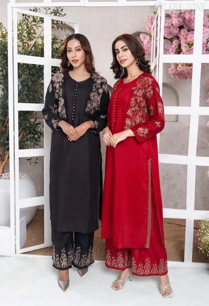 Elegant Embroidered Salwar Suit Set – Festive & Traditional Wear