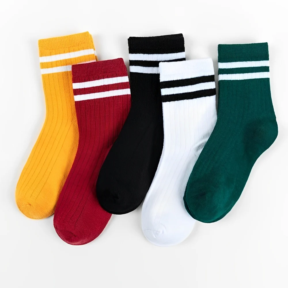 Classic Striped School Socks