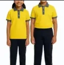 Kids Yellow Polo School Uniform | Boys & Girls | Comfortable Daily Wear