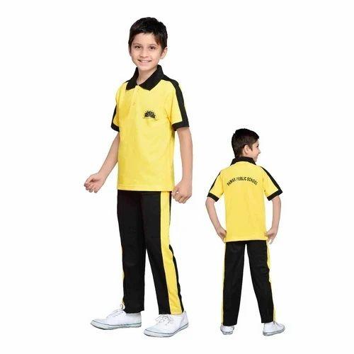 Yellow & Black School Uniform Set – Smart & Comfortable Design